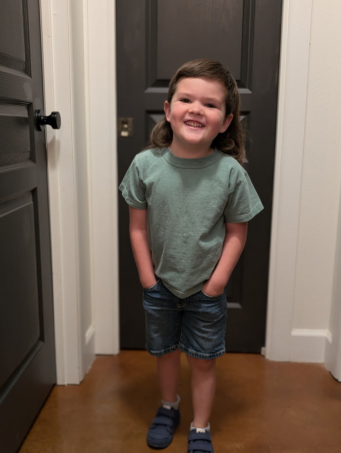 Youth Short Sleeve Organic Cotton Crew Neck