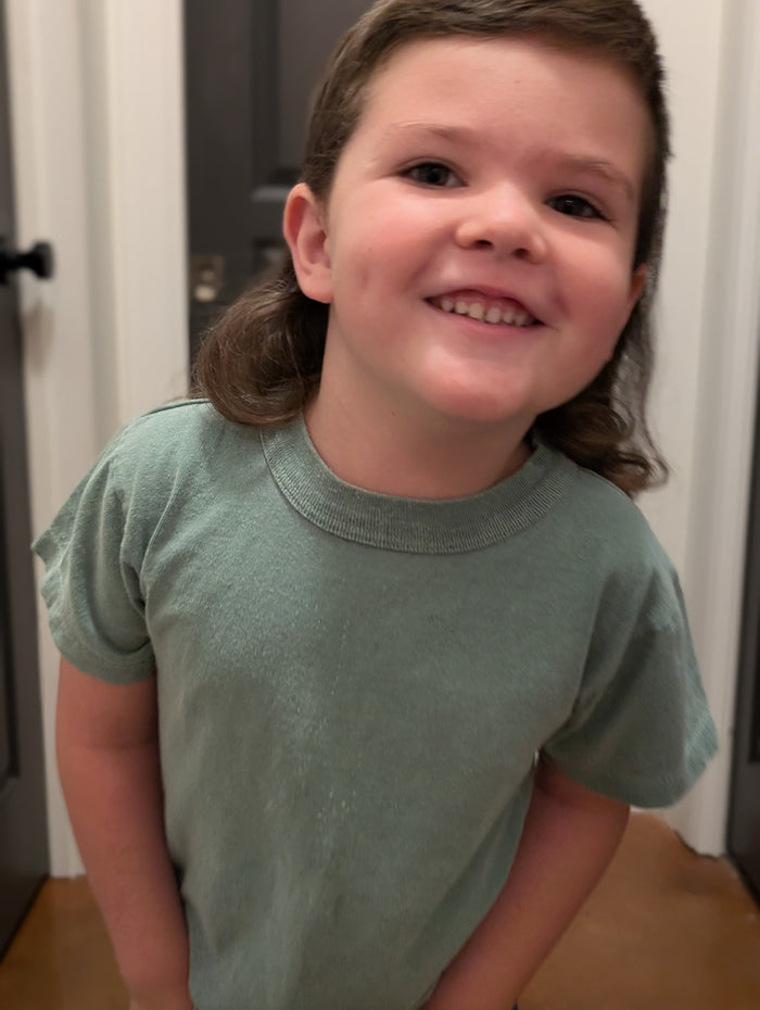 Youth Short Sleeve Organic Cotton Crew Neck