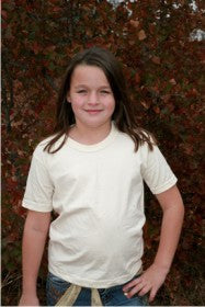 Youth Short Sleeve Organic Cotton Crew Neck