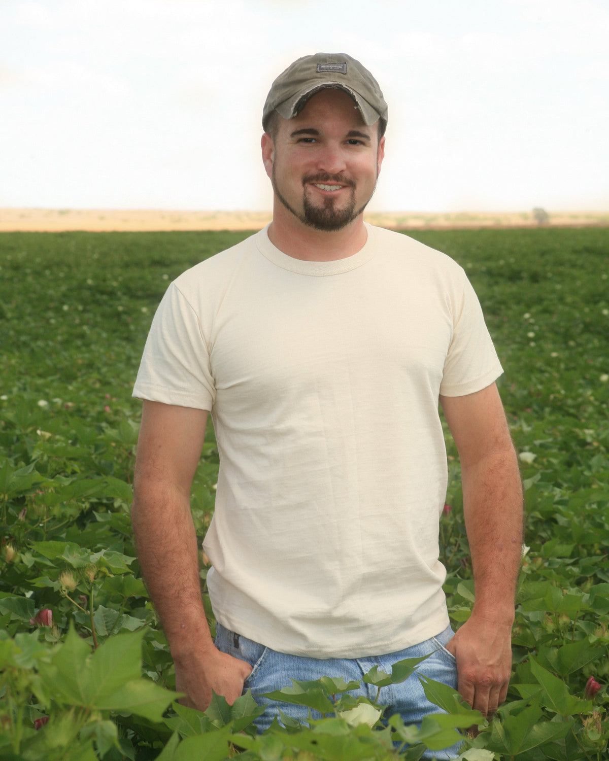 Organic Cotton Short Sleeve Crew Neck NO LABEL (wholesale)