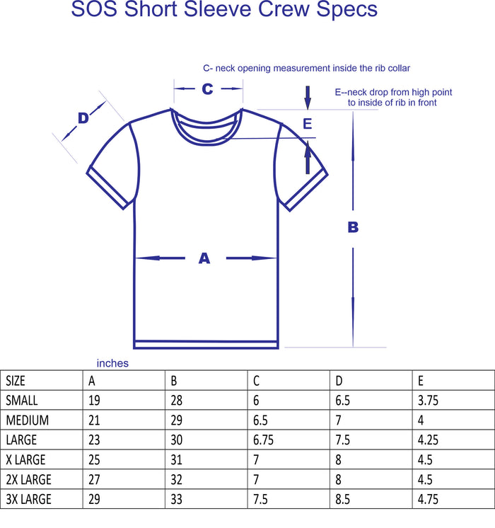 100- Organic Cotton Short Sleeve Crew Neck (wholesale)