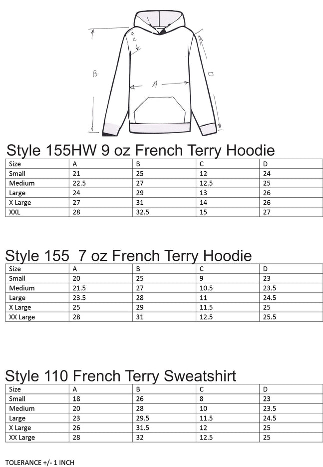 Organic Cotton French Terry  Unisex Sweatshirt